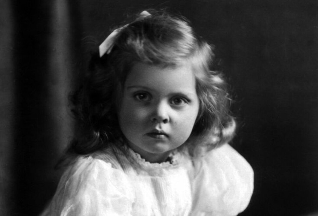 En av få barnbilder på prinsessan Sibylla. sibylla-ibl