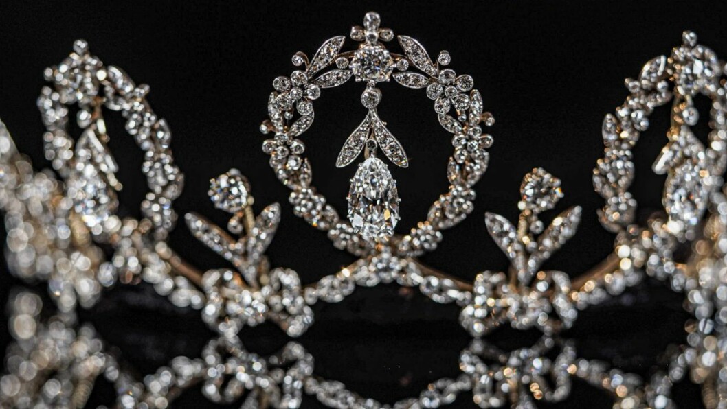 Prinsessan Sibyllas diadem. Foto. SVT. Sibyllas diadem