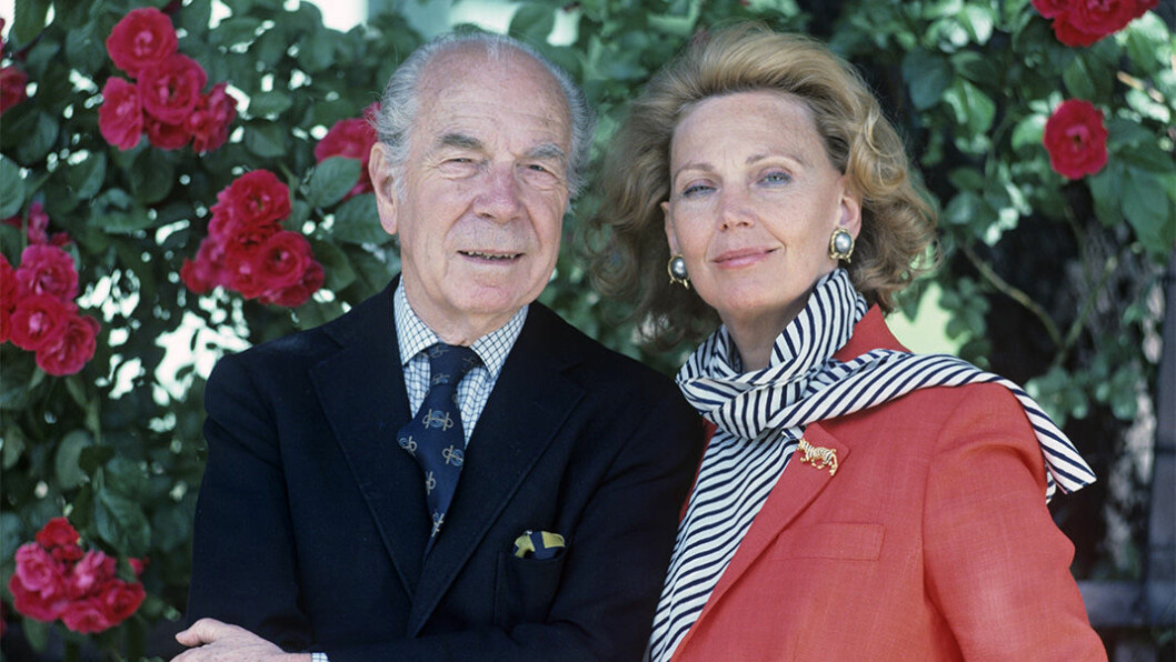 Sigvard Bernadotte och Marianne, 1980-tal.