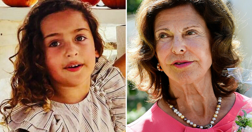 Prinsessan Adrienne lik drottning Silvia