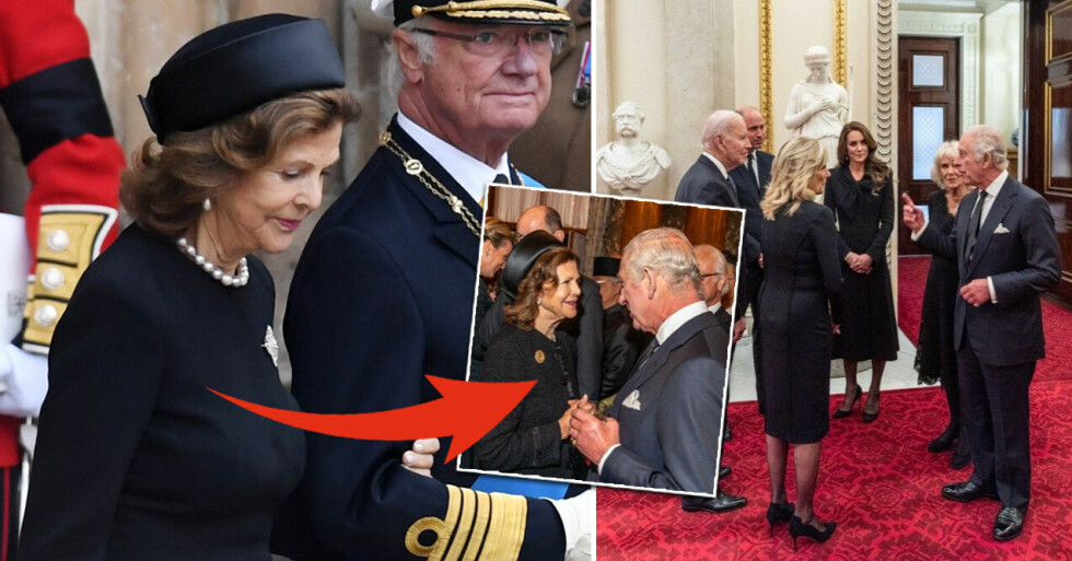 När drottning Silvia mötte kung Charles