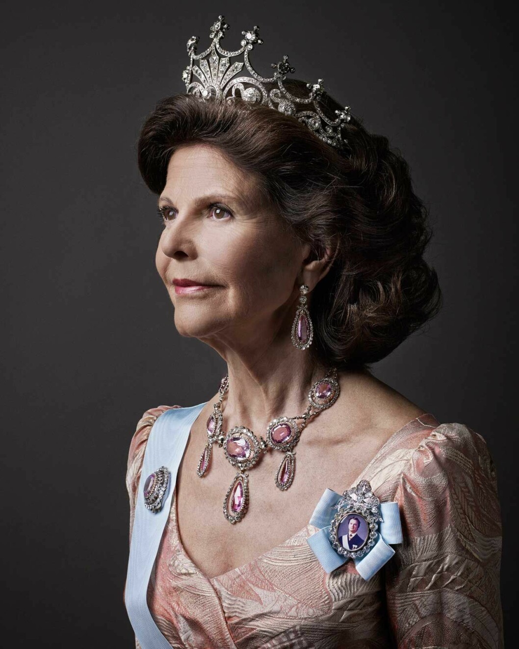 De maffiga rosa ädeltopasgarnityret. Silvia