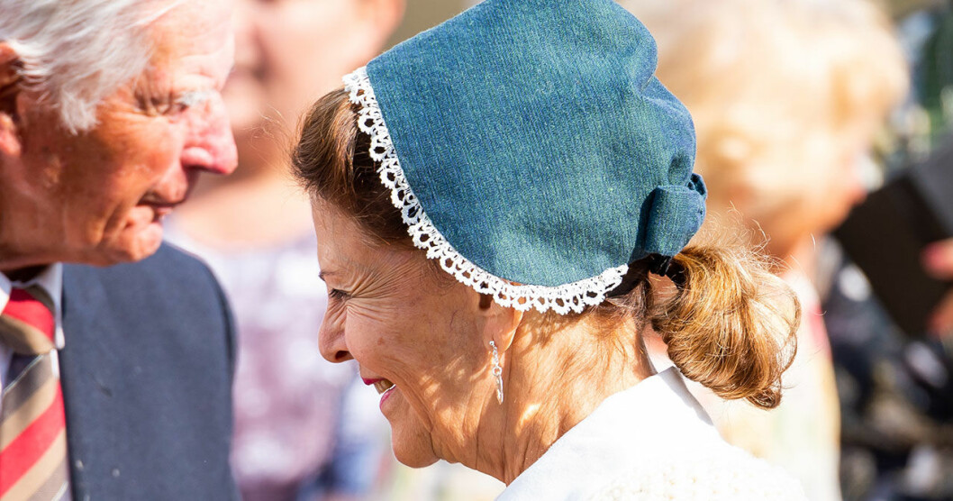 Drottning Silvia i tofs