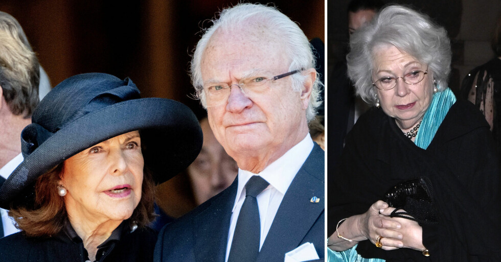 Drottning Silvia, kung Carl Gustaf och prinsessan Christina