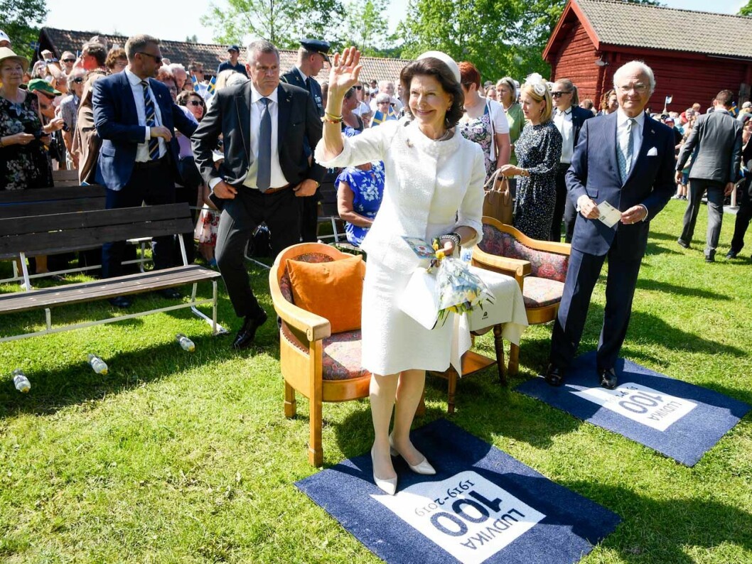 Ludvikas 100-åriga historia hyllades av kungaparet! Ludvikas 100-åriga historia hyllades av kungaparet!