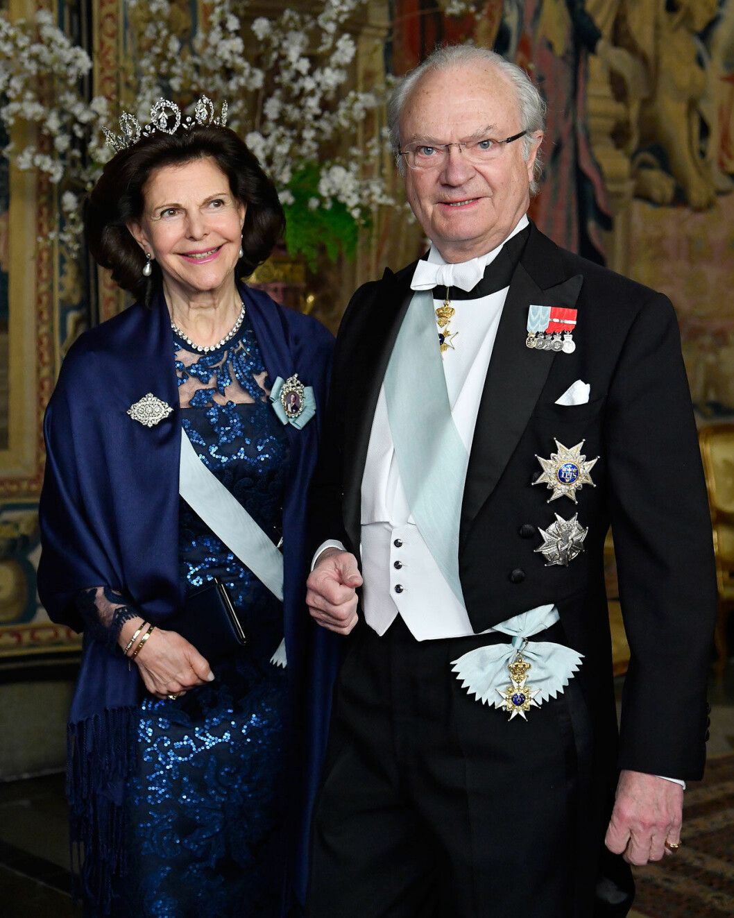 Kungen och drottning Silvia har middag ikväll! Kungen och drottning Silvia är värdar för representationsmiddagen på Stockholms slott.