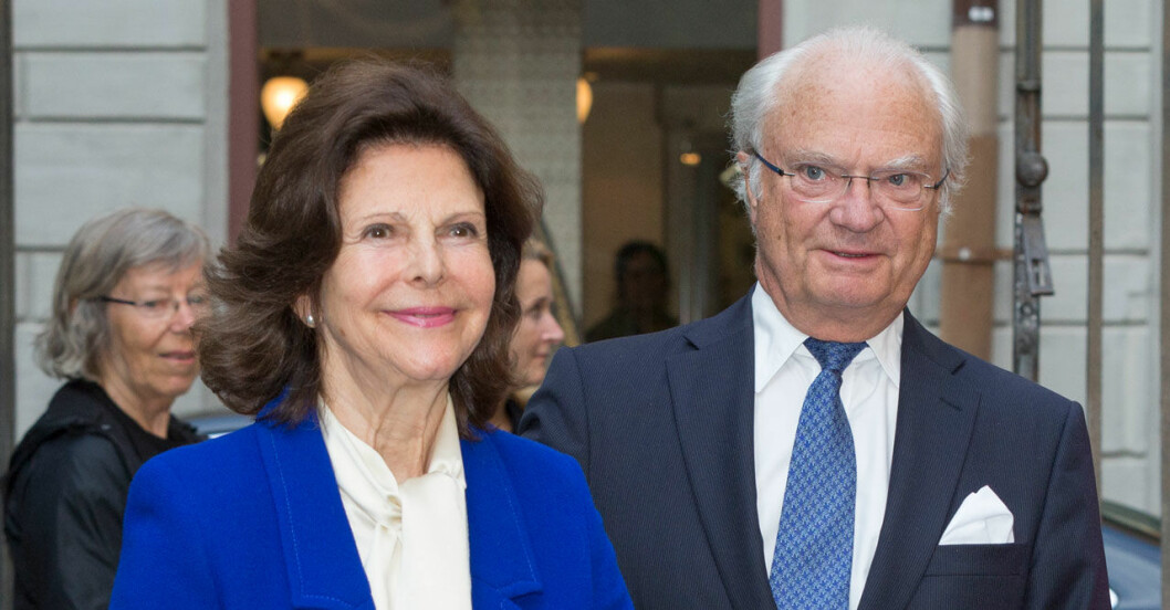 Silvia och kungen slapp poliskontrollen. Silvia och kungen slapp poliskontrollen.