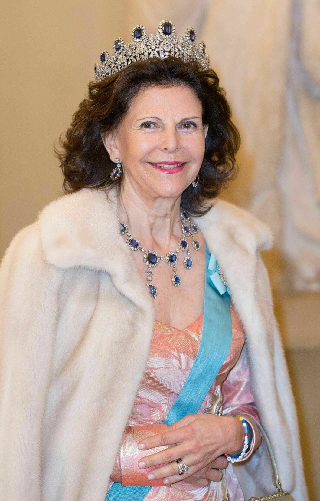 Silvia i de Leuchtenbergska safirerna. Drottning Silvia