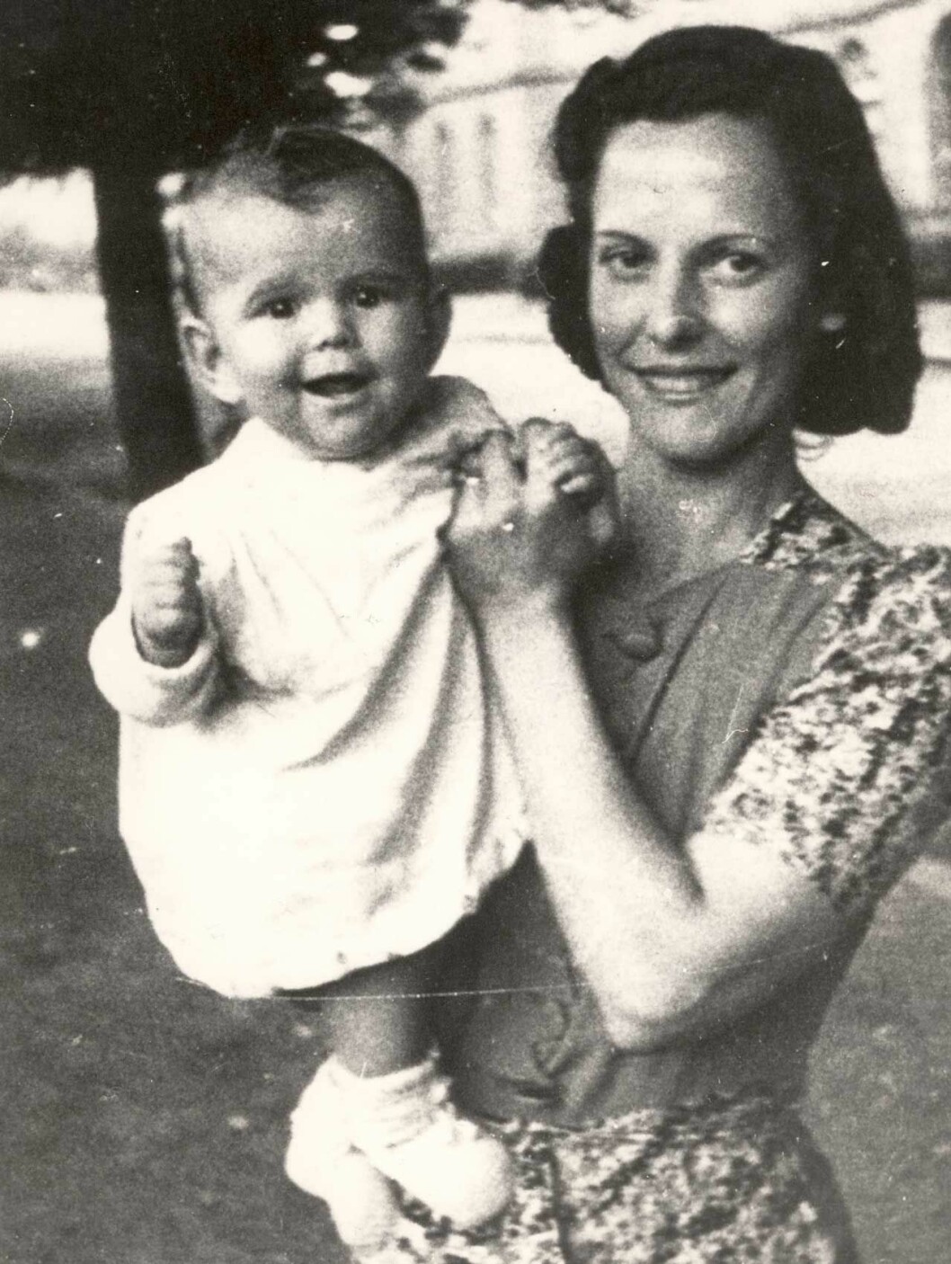 Silvia med mamma Alice Sommerlath. Drottning Silvia. Silvia Sommerlath med sin mamma Alice Sommerlath.