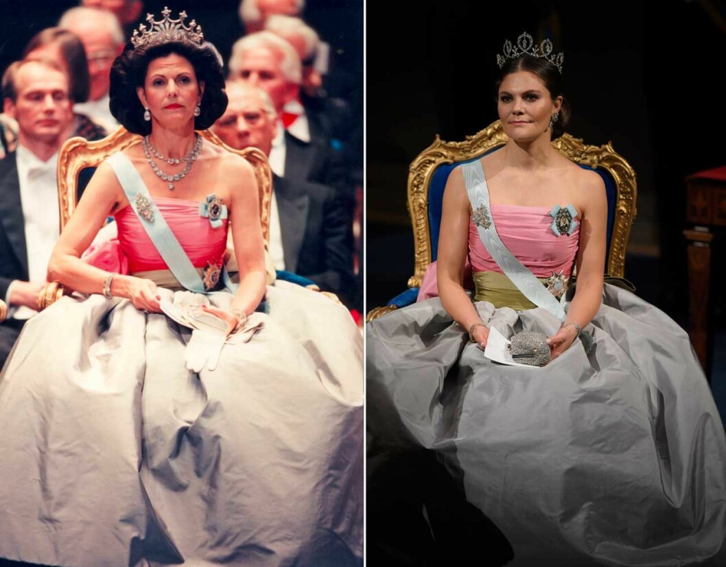 Silvia och Victoria i Nina Ricci.