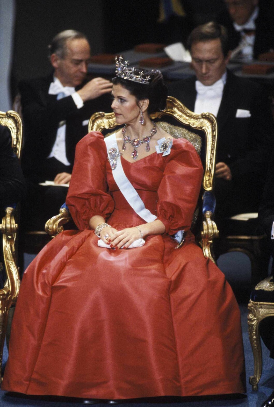 Drottning Silvia på Nobelfesten, 1983. Silvia nobel