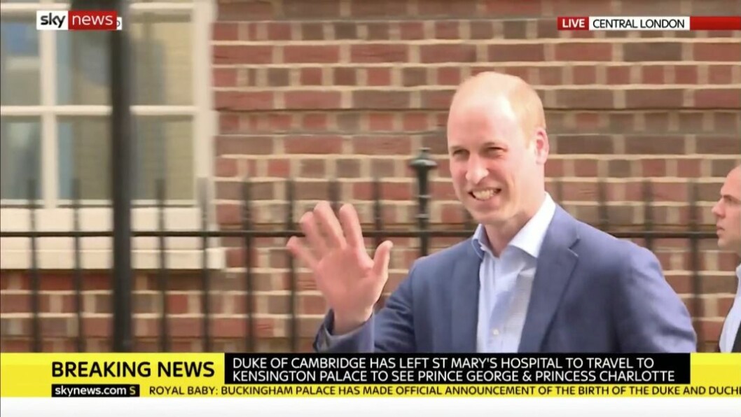 Hertiginnan Kate och prins William har fått en son.