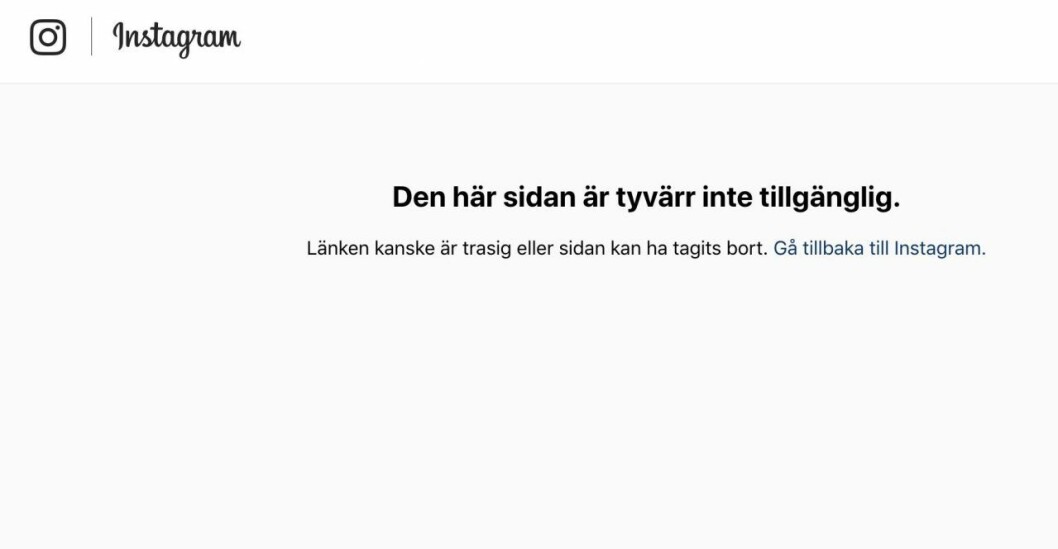 Märtha Louises konto har försvunnit. Märtha Louises konto har försvunnit.