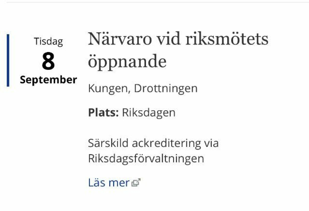 Bara kungen och drottningen dyker upp. Bara kungen och drottningen dyker upp.