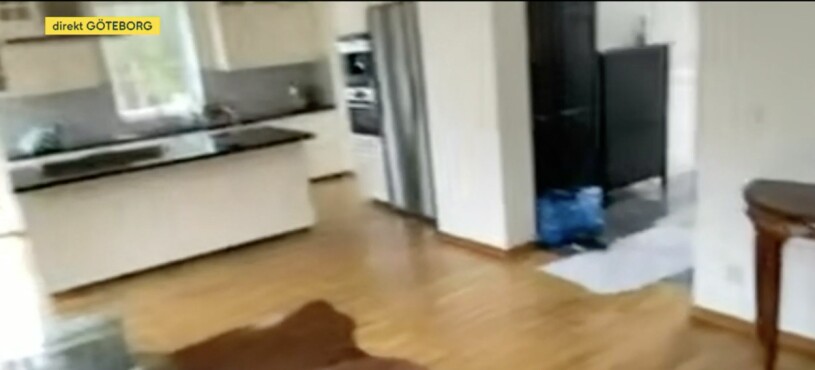 Lotta och Mikaels kök, som Mikael lät oss få en glimt av i tv. Foto: TV4