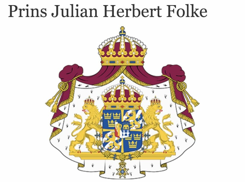 Hovets glada nyhet nu på förmiddagen! Prins Julian Hovet Kommuniké