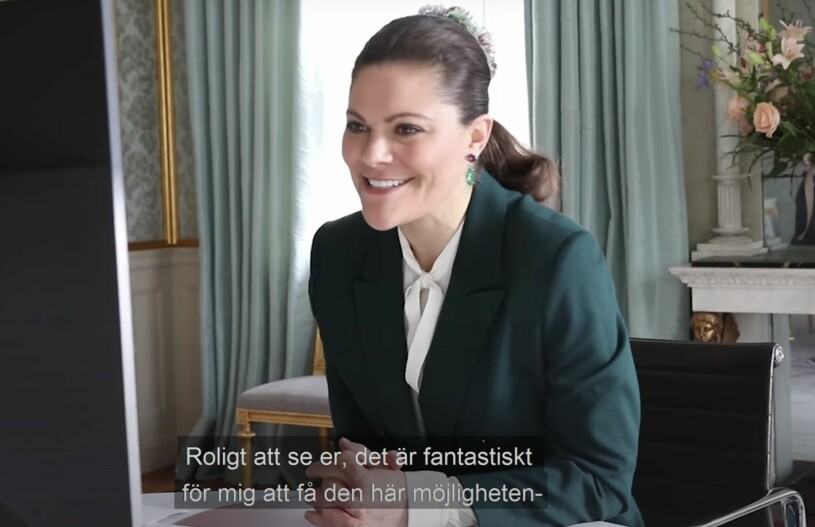 Kronprinsessan Victoria Möte UD:s Diplomatprogram 2021