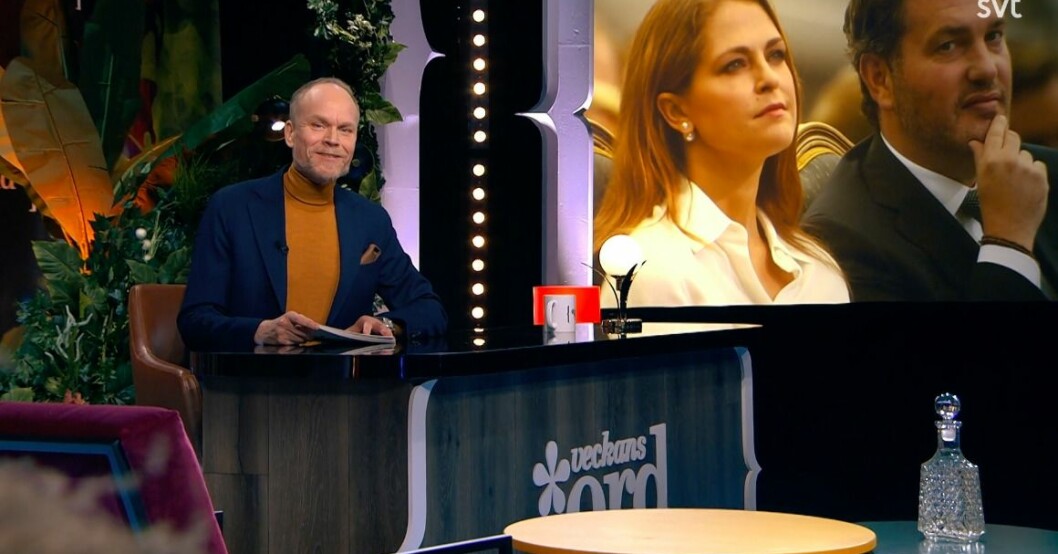 Här drar Kristian Luuk ett skämt om inbrottet i prinsessan Madeleines villa – i TV! Kristian Luuk