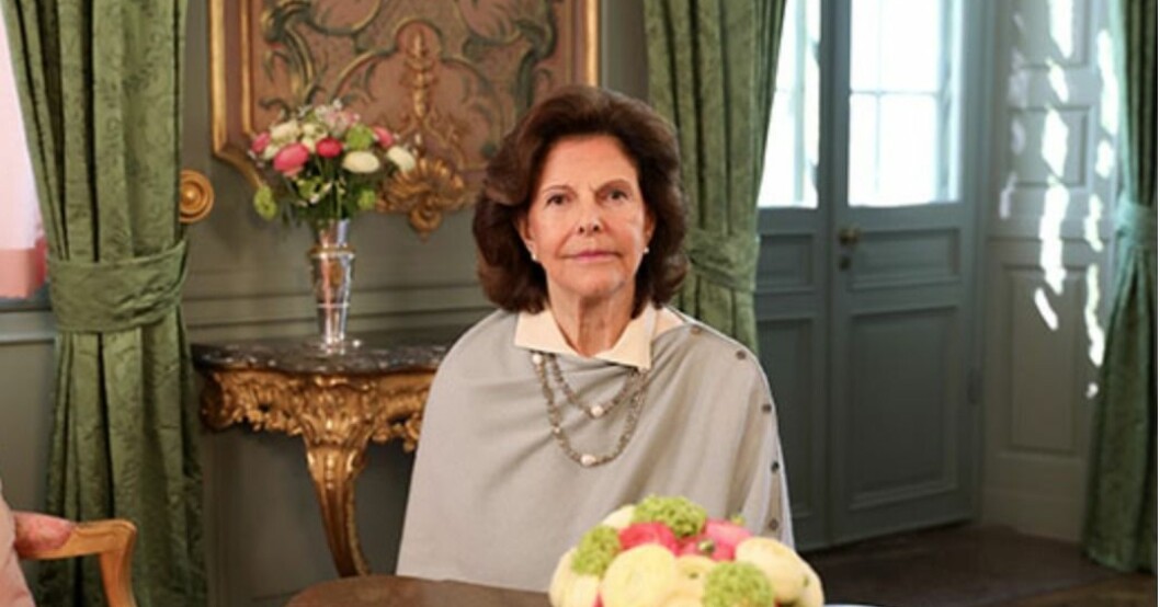Ny bild på drottning Silvia på drottningholm