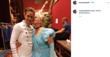 Det märks att Suzanne och Tobias kom varandra väldigt nära. Suzanne Axell och Tobias Bader