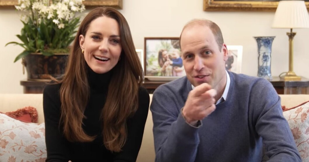William och Kate var avslappnade framför kameran. william kate