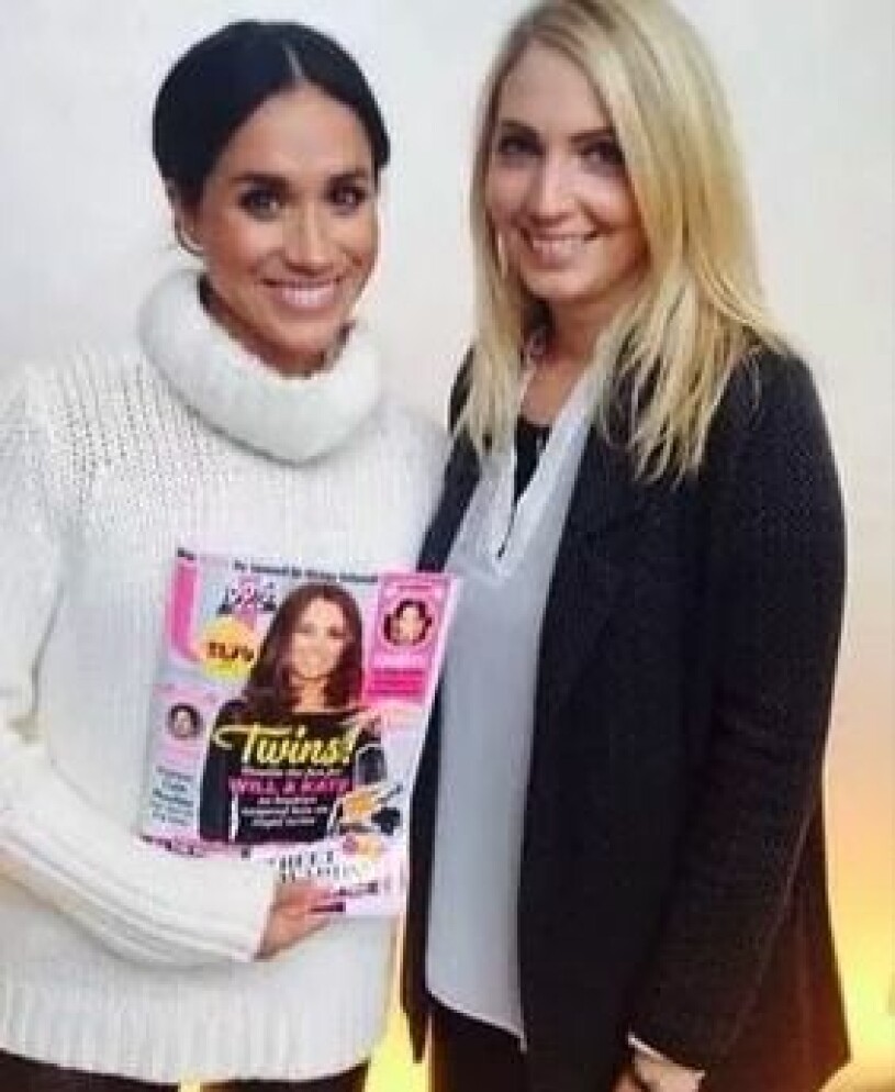 U Magazine fick finfin draghjälp av Kate – och Meghan. Och det redan två år innan hon mötte Harry. Meghan Markle