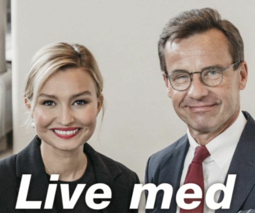 Bilden på Ebba och Ulf som blev en snackis... Så lång är Ulf Kristersson Ebba Busch Längd