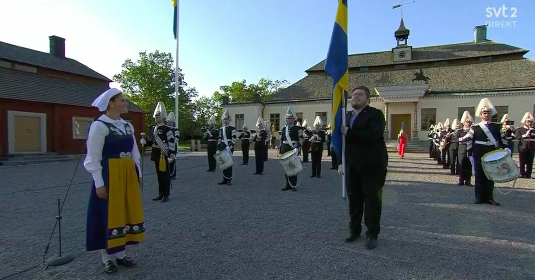 Kronprinsessan Victoria i kungens tjänst! Kronprinsessan Victoria på nationaldagen