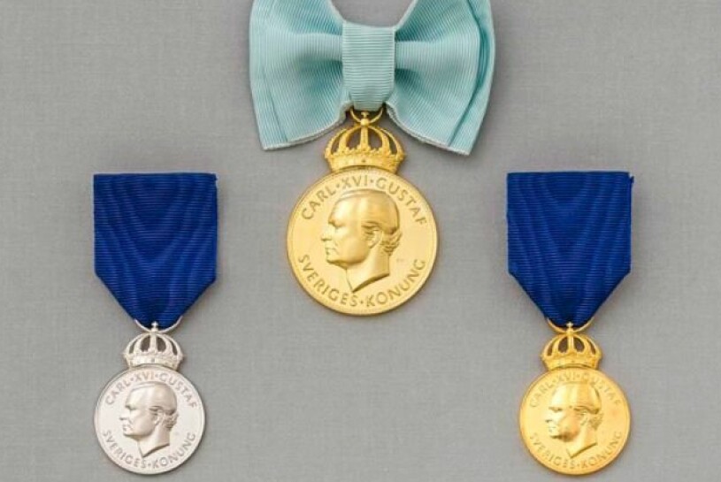 Så här kan de se ut – medaljerna som kungen delar ut. Medaljer som kungen delar ut