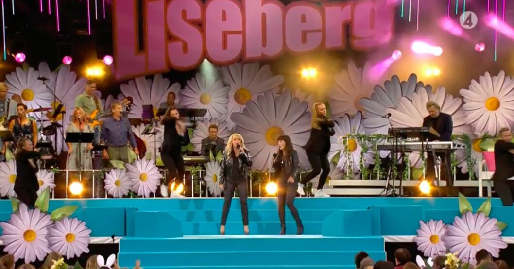 Musikgruppen One More Time gjorde comeback i "Lotta på Liseberg" under måndagen. Nanne Grönvall, Maria Rådsten och Peter Grönvall