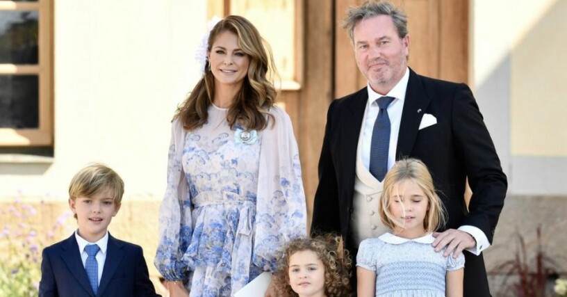 Chris O'Neill med sin vackra familj. Chris O'Neill
