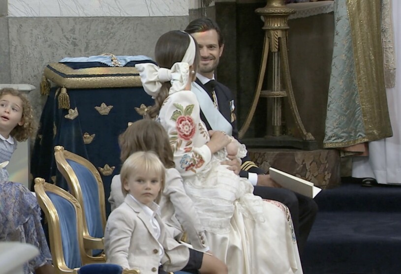 Vilken fin stund mellan Carl Philip och Sofia!