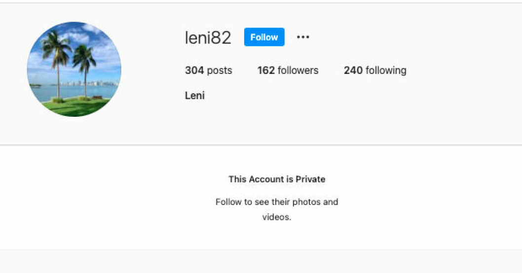 Prinsessan Madeleine kör på det anonyma spåret på sin privata Instagram igen. Madeleines Instagramkonto leni82