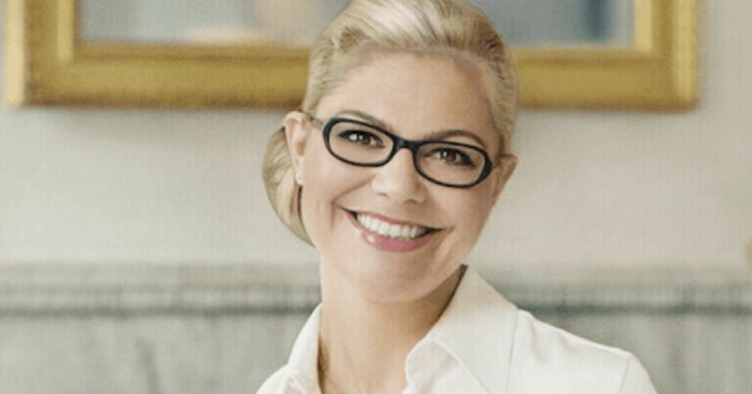 Kronprinsessan Victoria blev blond när Adelswelt experimenterade. Adelswelt