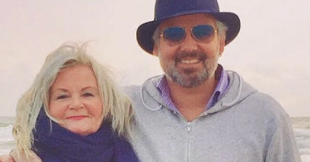 Marianne Behn och hennes älskade son. Marianne Behn och Ari Behn