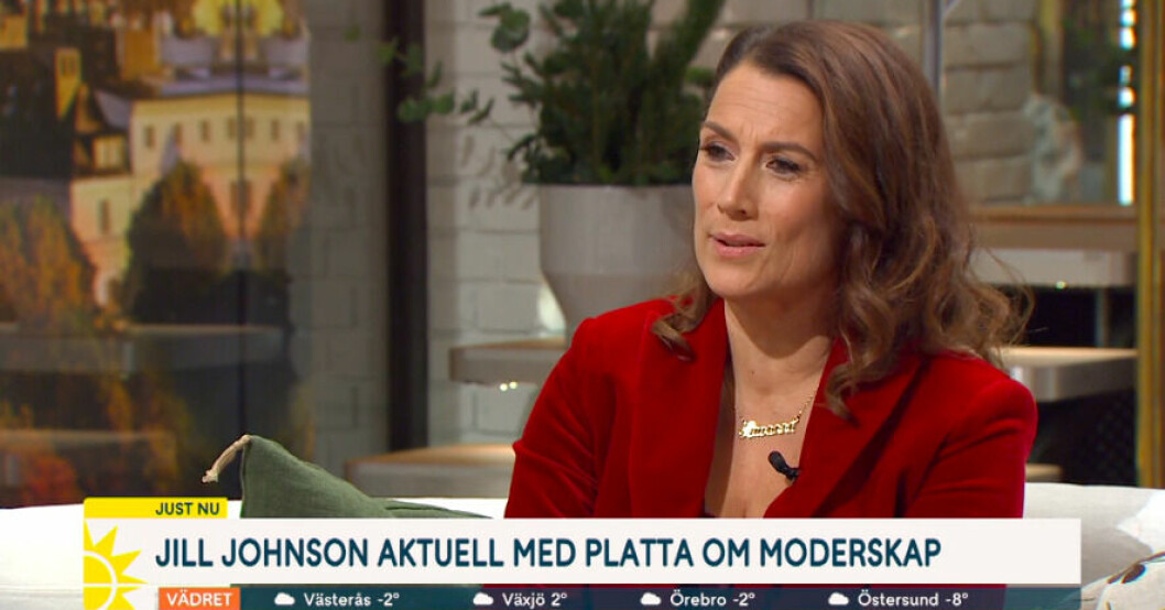 Jill Johnson berättar om sin äldsta dotters frigörelse. Foto: Skärmdump TV4 Jill Johnson