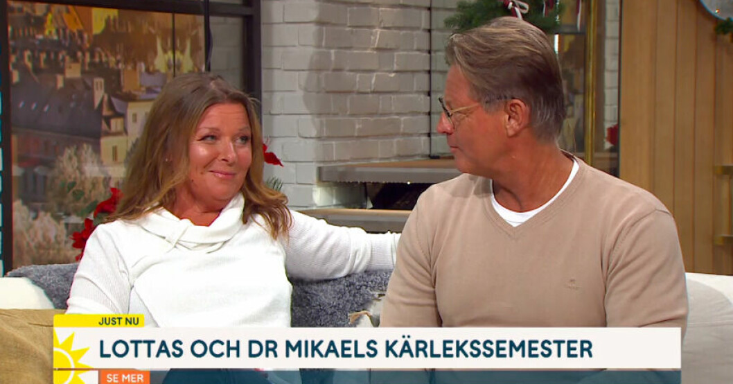 Så här såg det ut efter Jenny Strömstedts fråga om bråken. Lotta Engberg och Mikael Sandström