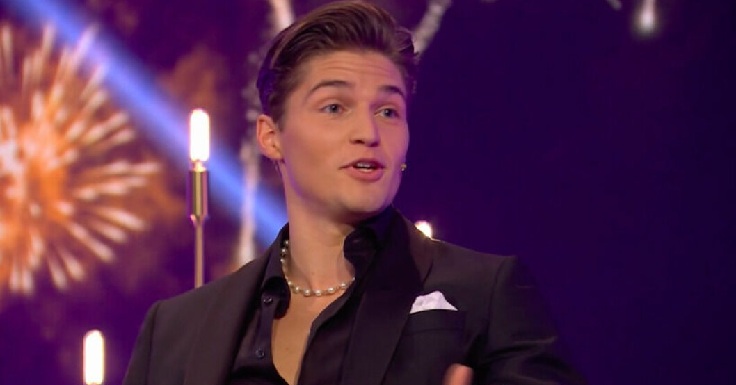 Filip Lamprecht berättar om tiden i Let's Dance i "Agnetas Nyårskarameller". Filip Lamprecht