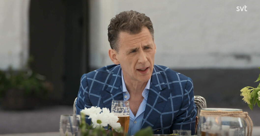 David Lagercrantz berättar om pappans hårda ord. David Lagercrantz i Stjärnorna på slottet 2021