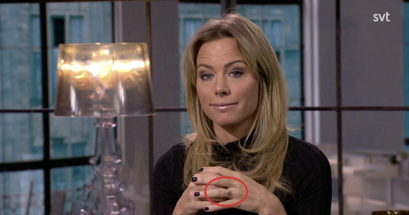 Förlovningen avslöjades i tv!