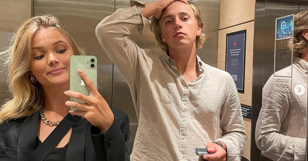 Här är han. Malou Prytz pojkvän Kim Hofvander. Foto: Instagram
