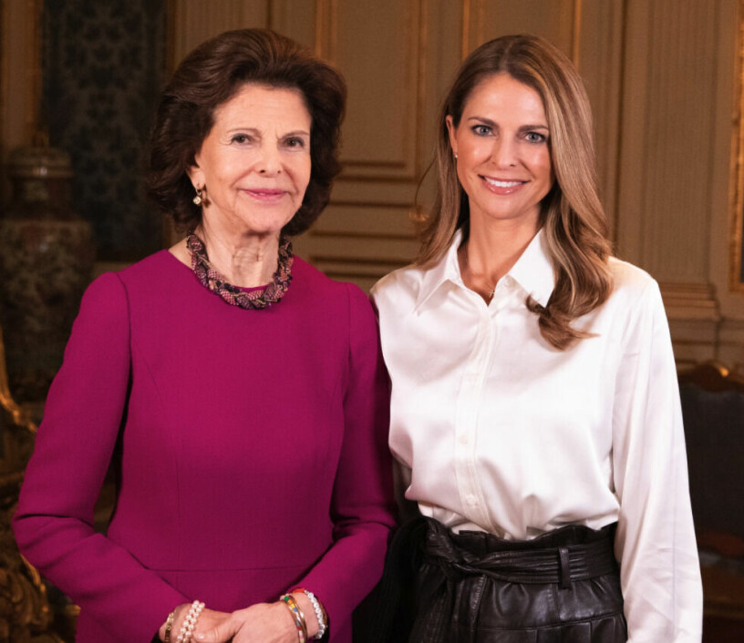 Madeleine med sin mamma – och chef – drottning Silvia, som grundade Childhood 1999. Prinsessan Madeleine Drottning Silvia