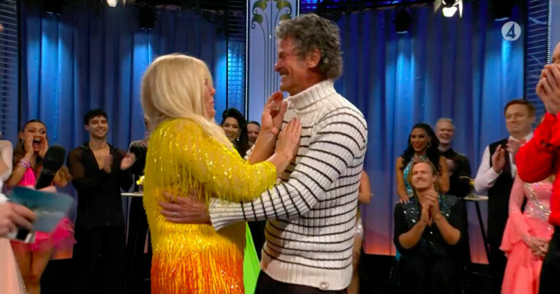 Jesper Parnevik överraskade frun Mia i Let's Dance. Mia och Jesper Parnevik