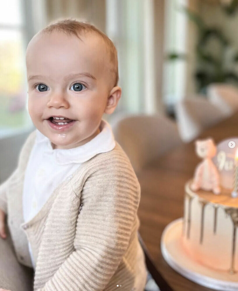 Prins Julian, 1 år i dag. Prins Julian 1 år på ettårsdagen