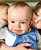 Prins Julian 1 år på ettårsdagen med sina syskon Gabriel och Alexander
