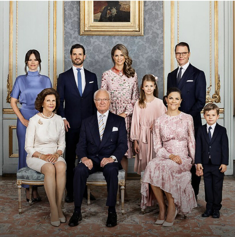 En fantastisk bild! Kungafamiljen 2022
