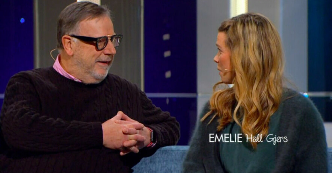 Det blev ett kärt återseende. Emilie Hall Gjers och Sven Melander i Sveriges bästa