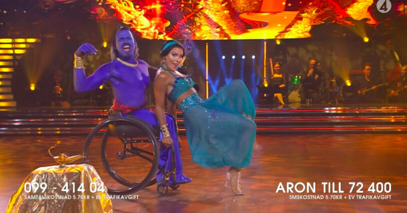 I lördagens Let's Dance fick vi se Aron Anderson som Aladin. Aron Anderson i Let's Dance