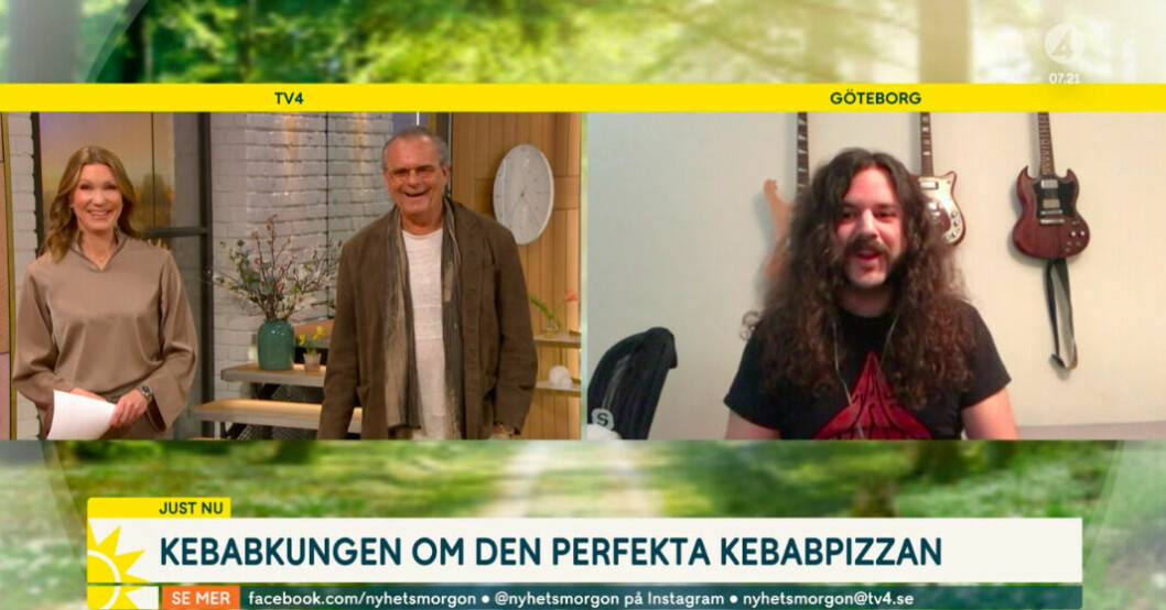 Jenny Alversjö och Steffo Törnquist i Nyhetsmorgon
