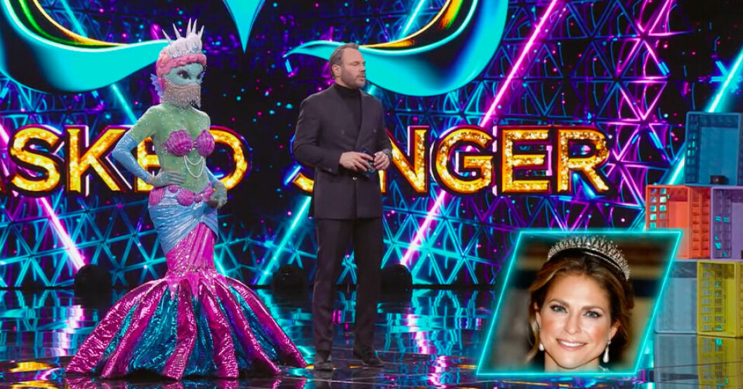 Felix Herngren är säker på sin sak – Sjöjungfrun är Loreen och vännen prinsessan Madeleine. Masked Singer 2022